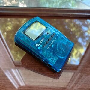 Vintage Fender Metronome & Automatic Guitar Tuner Translucent Blue